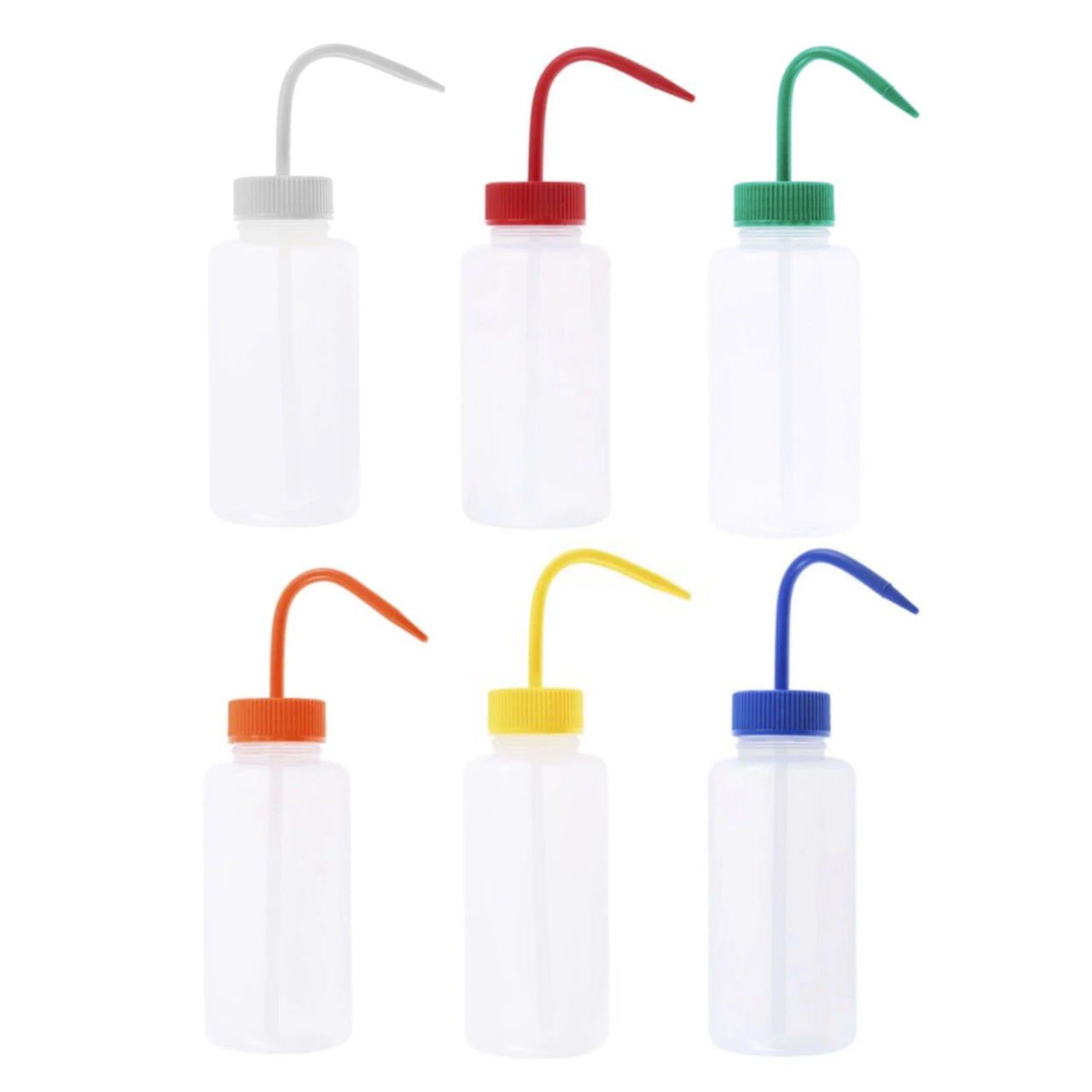 Borox Piset 500ml - Yıkama Şişesi Geniş Boyun - 6lı Set