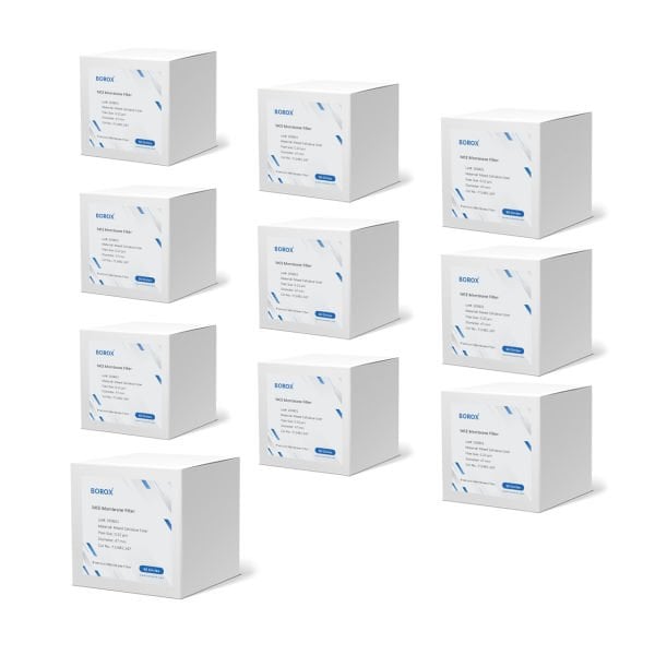 Borox MCE Membran Filtre - 0.22µm 47mm - 50 Adet/Paket - 10 Paket Toptan