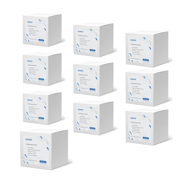 Borox Selüloz Asetat CA Membran Filtre - 0.22µm 47mm - 50 Adet/Paket - 10 Paket/Toptan