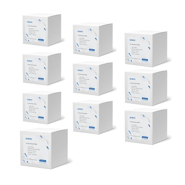 Borox Selüloz Asetat CA Membran Filtre - 0.45µm 47mm - 50 Adet/Paket - 10 Paket/Toptan