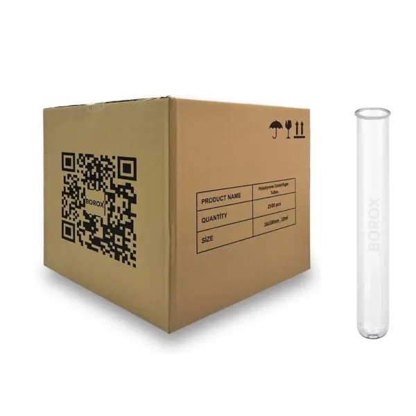 Test Tüpü P.S 16x100mm - 10ml Santrifüj Deney Tüpü 2500 Adet Toptan