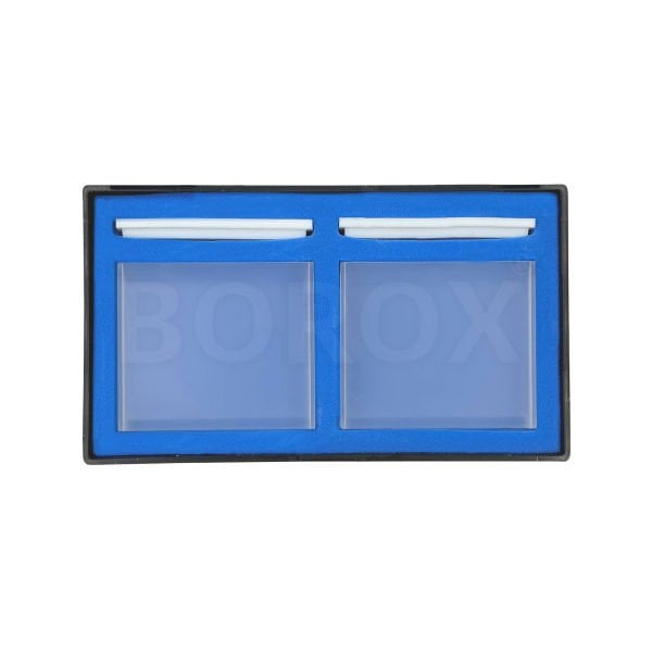 Borox Kuvars Spektrofotometre Küveti - Semi Mikro 7 ml - 2 Adet Kutu