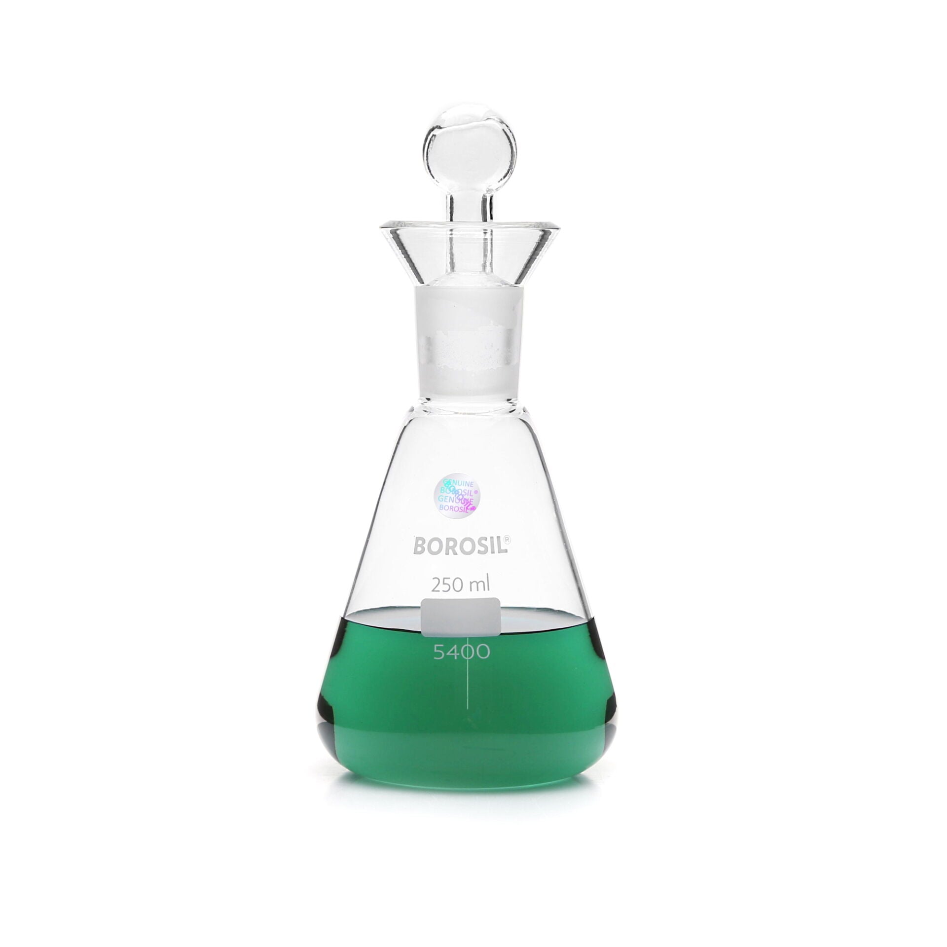 Borosil Cam Erlen 250 ml - İyot Erleni Cam Kapaklı NS24/29