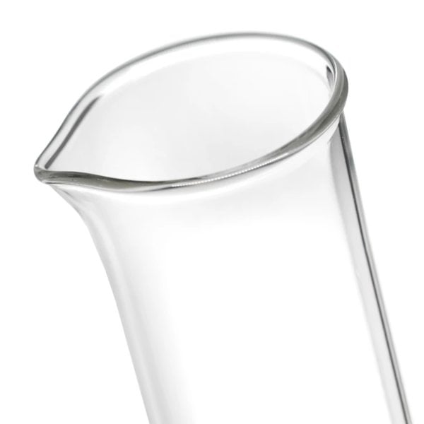 Borox Cam Mezür 10 ml Uzun - Dereceli Silindir Mavi Skala