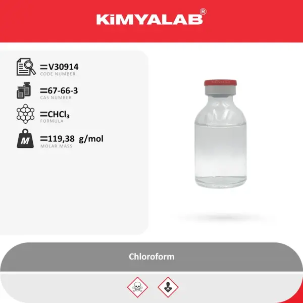 Kimyalab Kloroform 2,5L - Chloroform, Stabilized with Ethanol