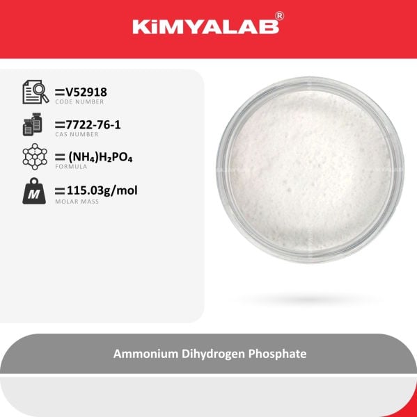 Kimyalab Amonyum Dihidrojen Fosfat - Ammonium Dihydrogen Phosphate - 5 Kg-HDPE Varil