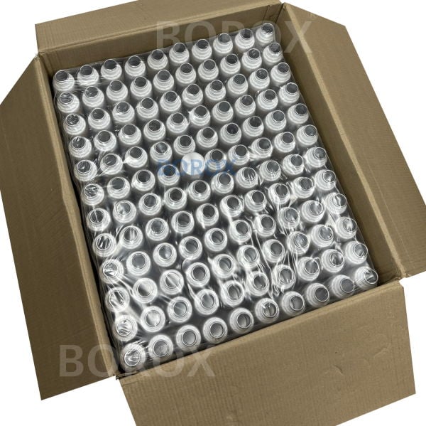 RIGU-31 Alüminyum Şişe 100 ml - Tıpalı ve Kapaklı Şişe Metal - 240 Adet-Koli Toptan