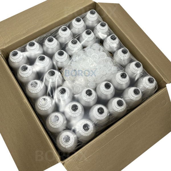 RIGU-44 Alüminyum Şişe 1250 ml - Tıpalı ve Kapaklı Şişe Metal - 66 Adet-Koli Toptan