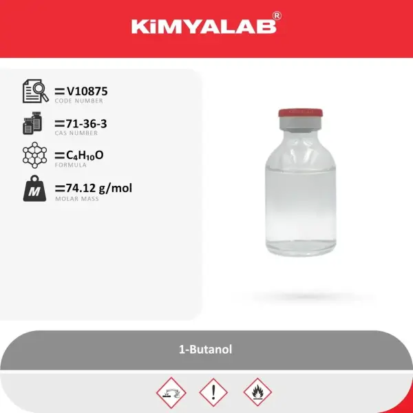 Kimyalab 1-Bütanol 2,5 L - Bütil Alkol - 1-Butanol - n-Butanol