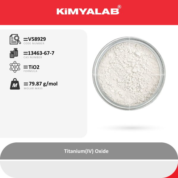 Kimyalab Titanyum Dioksit 500g - Titanium IV Oxide