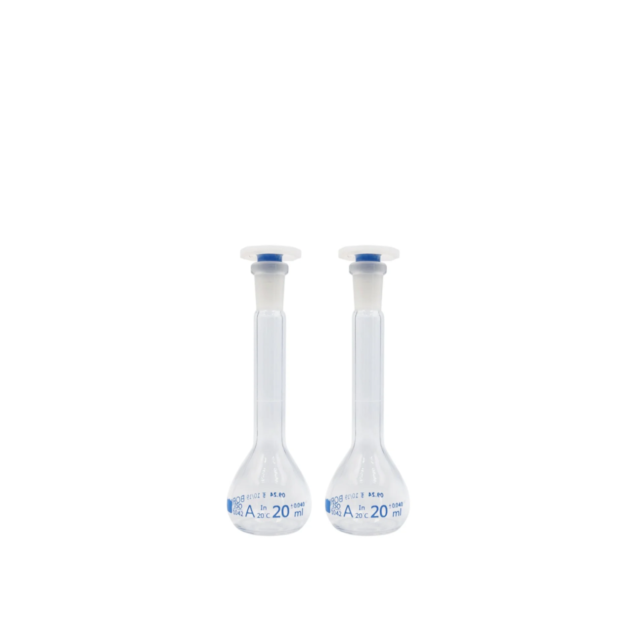 Borox Cam Balon Joje 20 ml - PP Tıpalı - Class A Sertifikalı - Cam Flask - 2 Adet/Kutu