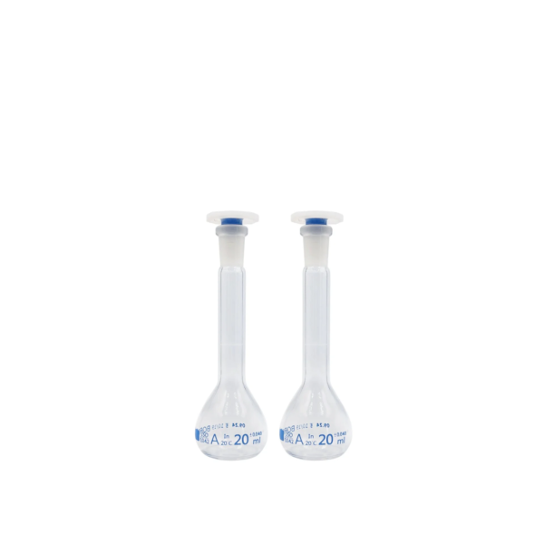 Borox Cam Balon Joje 20 ml - PP Tıpalı - Class A Sertifikalı - Cam Flask - 2 Adet/Kutu