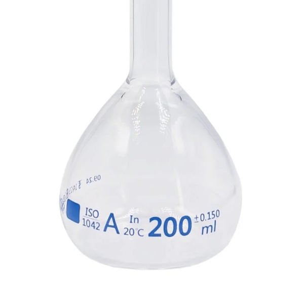 Borox Cam Balon Joje 200 ml - PP Tıpalı - Class A Sertifikalı - Cam Flask - 2 Adet/Paket