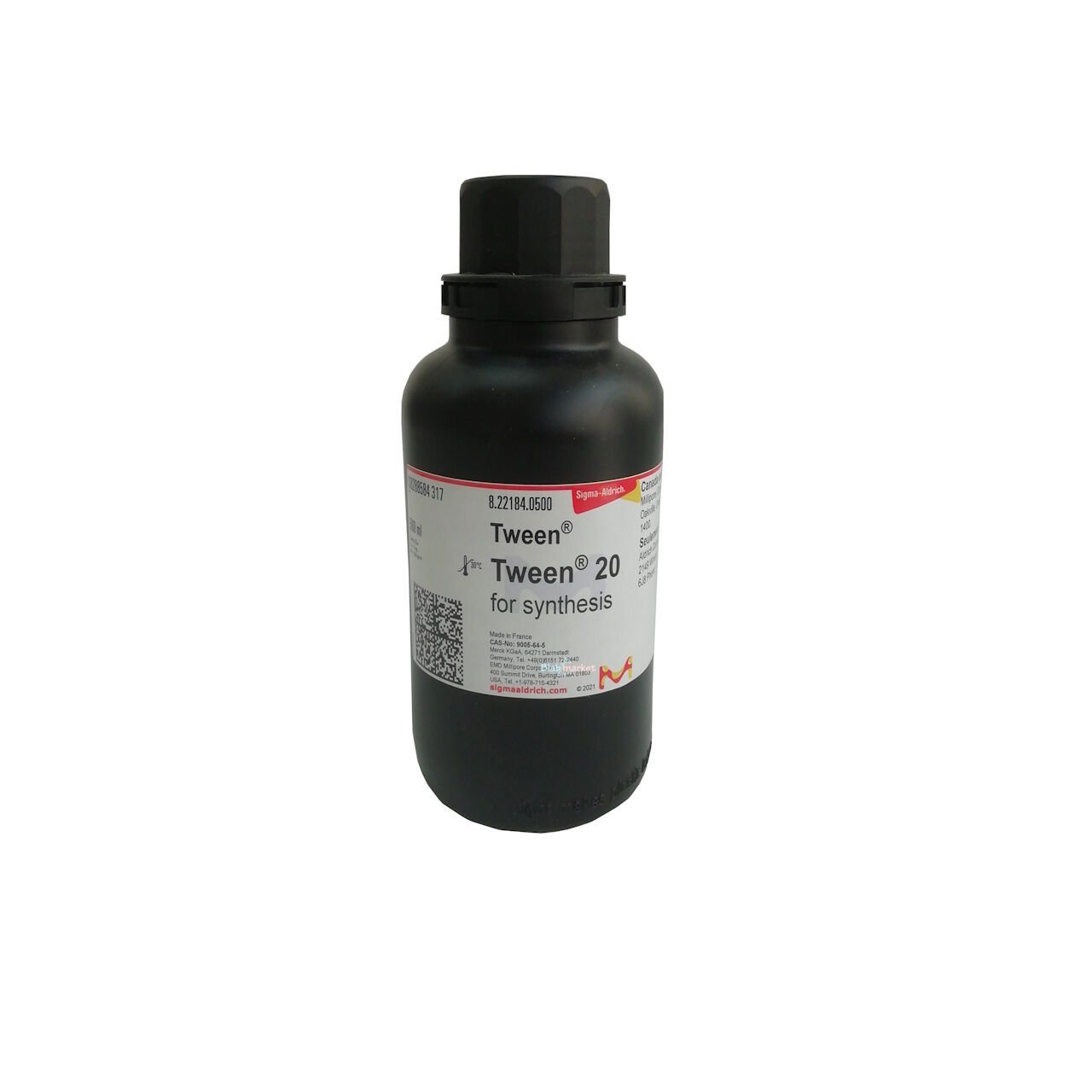 Merck 822184 Tween 20 Polisorbat 500ml - Tween20 Polysorbate