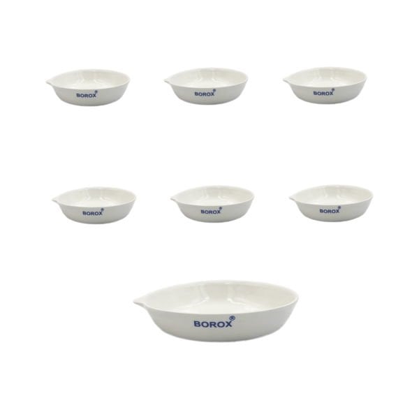 Borox Porselen Kapsül 50 ml - Dibi Düz - 6 Adet Toptan