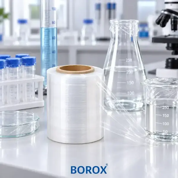 Borox Laboratuvar Streç Filmi - Şeffaf Film - 4 Ölçü Set