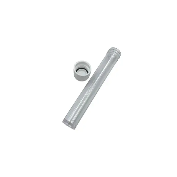 Borox Plastik Deney Tüpü 16x110mm Dibi Düz - Vida Kapaklı Contalı Test Tüp 100 Adet