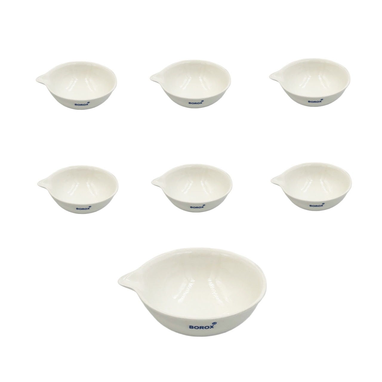 Borox Porselen Kapsül 35 ml - Dibi Yuvarlak - 6 Adet Toptan
