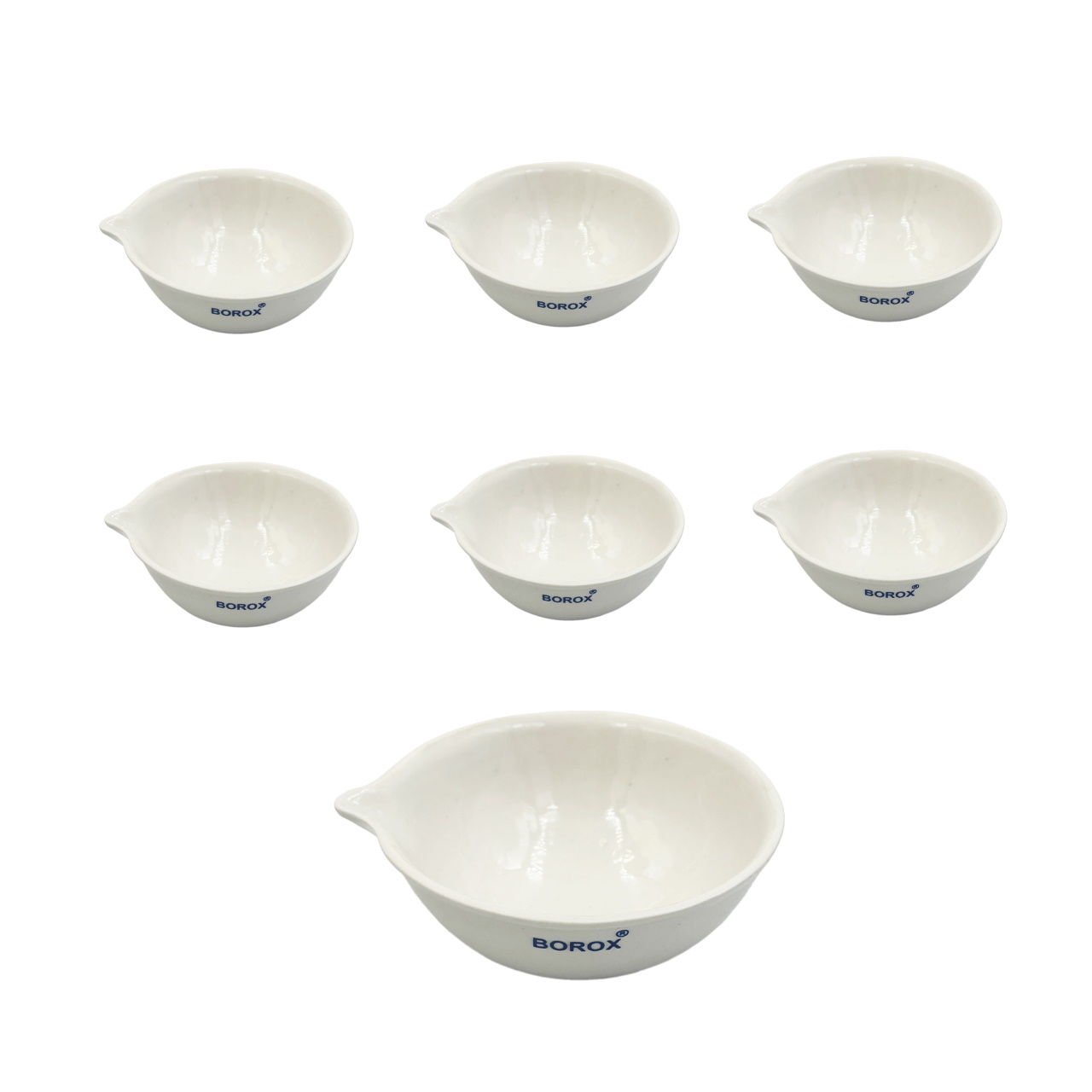 Borox Porselen Kapsül 75 ml - Dibi Yuvarlak - 6 Adet Toptan