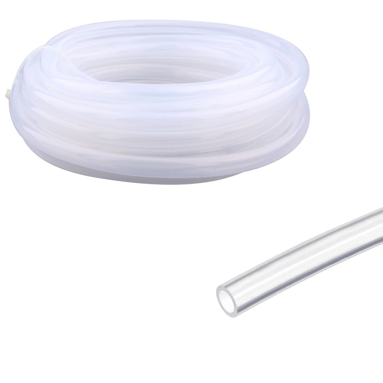 Borox Silikon Hortum 4x7 mm - Şeffaf 10 metre - Silicone Hose Platin