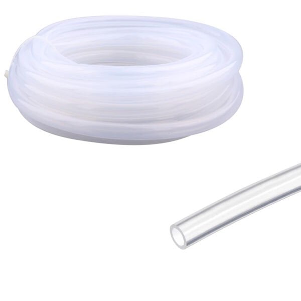Borox Silikon Hortum 4x7 mm - Şeffaf 10 metre - Silicone Hose Platin