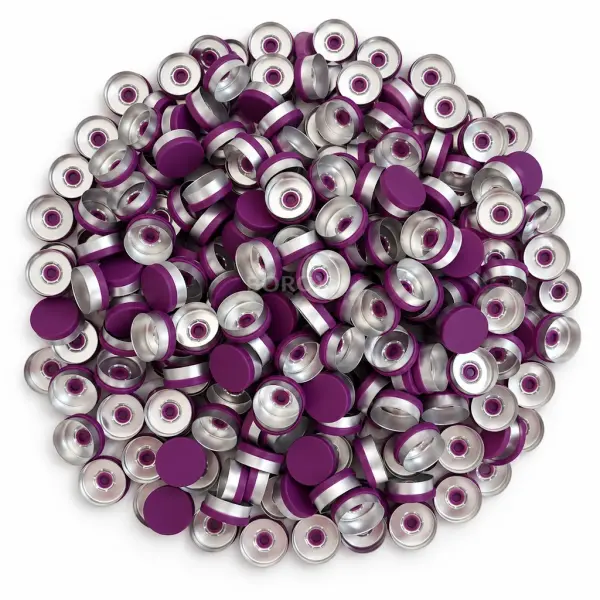 Borox Alüminyum Kapak - 20mm Flakon Vial Kapağı Mor 1000li
