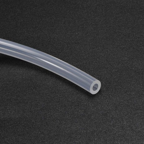 Borox Silikon Hortum 5x8 mm - Şeffaf 10 metre - Silicone Hose Platin