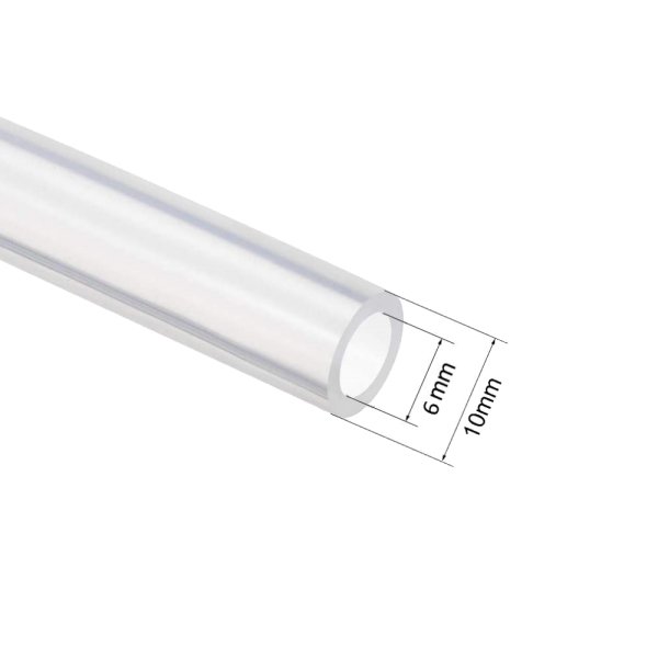 Borox Silikon Hortum 6x10mm - Şeffaf 10 metre - Silicon Hose Platin