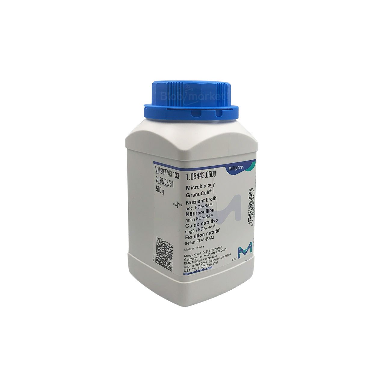 Merck 105443.0500 Nutrient Broth - 500Gr-Paket