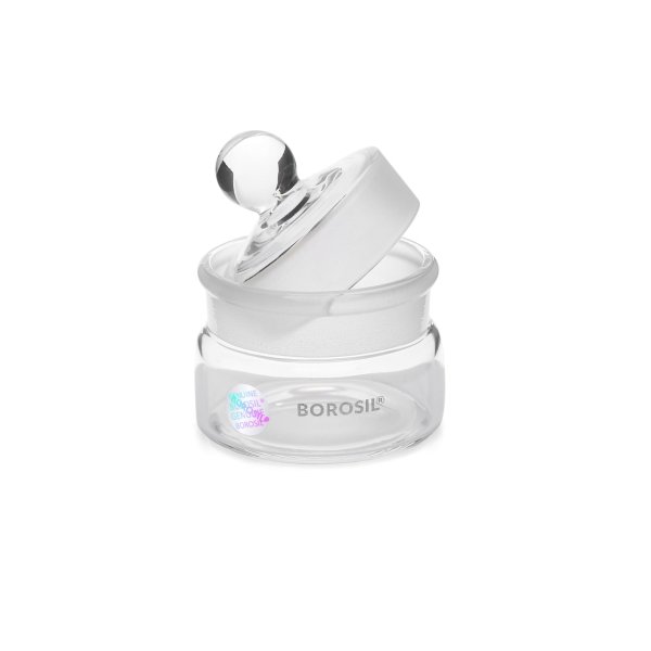 Borosil Cam Vezin Kabı 40 ml - Laboratuvar Tartım Kabı