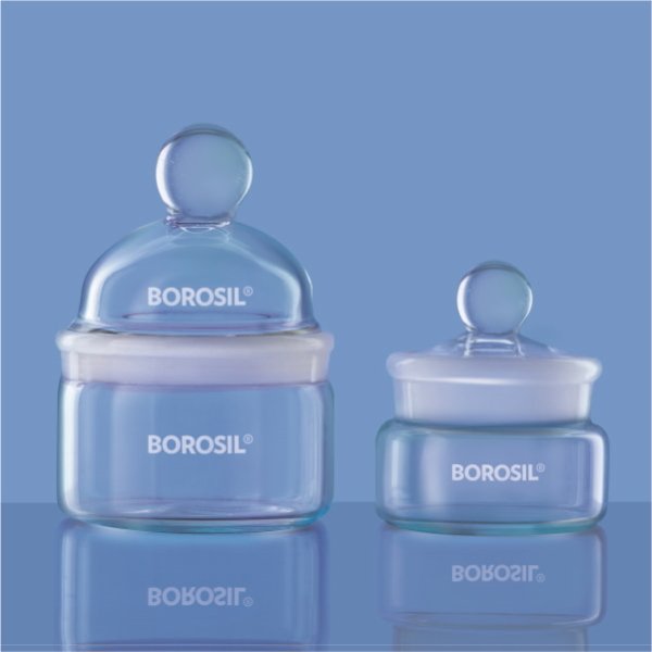 Borosil Cam Vezin Kabı 60 ml - Laboratuvar Tartım Kabı