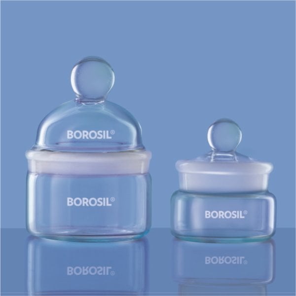 Borosil Cam Vezin Kabı 60 ml - Laboratuvar Tartım Kabı
