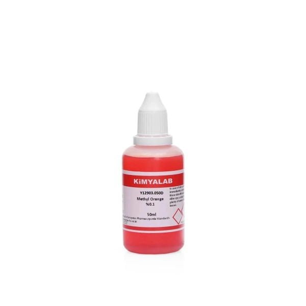 Kimyalab Metil Oranj 50 ml İndikatör Çözeltisi - Methyl Orange
