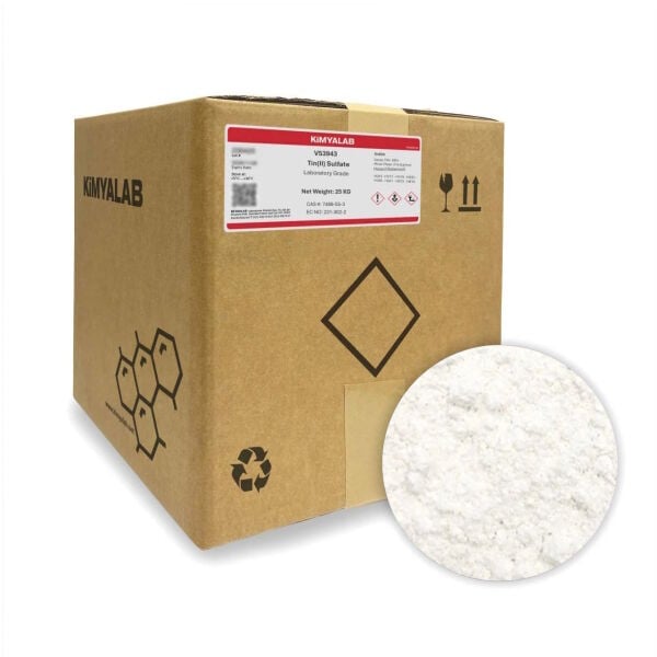 Kimyalab Kalay Sülfat - Tin II Sulfate - 25 Kg-Koli Toptan