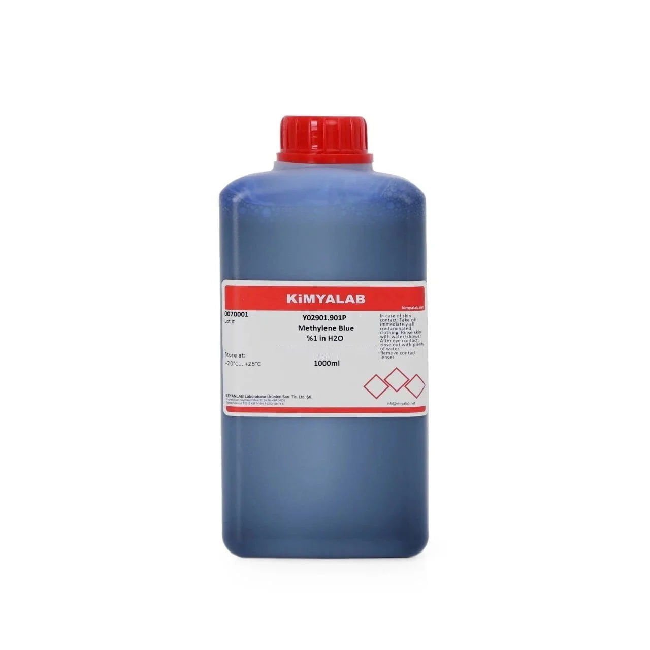 Metilen Mavisi 1 L - Metilen Blue Çözeltisi - Methylene Blue