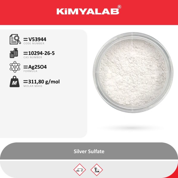 Kimyalab Gümüş Sülfat 50g - Silver Sulfate - Ag2SO4