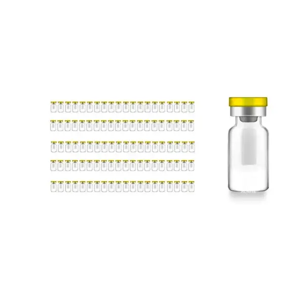 Borox Kapaklı Tıpalı Cam Şişe 10ml - Crimp Vial ND20 - Şeffaf - Dibi Düz - 100 Adet/Paket