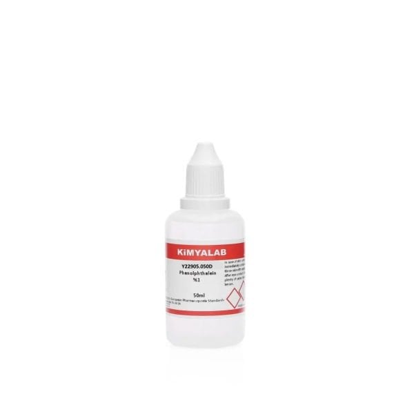 Fenolftalein İndikatör Çözeltisi 50 ml - Phenolphtalein %1