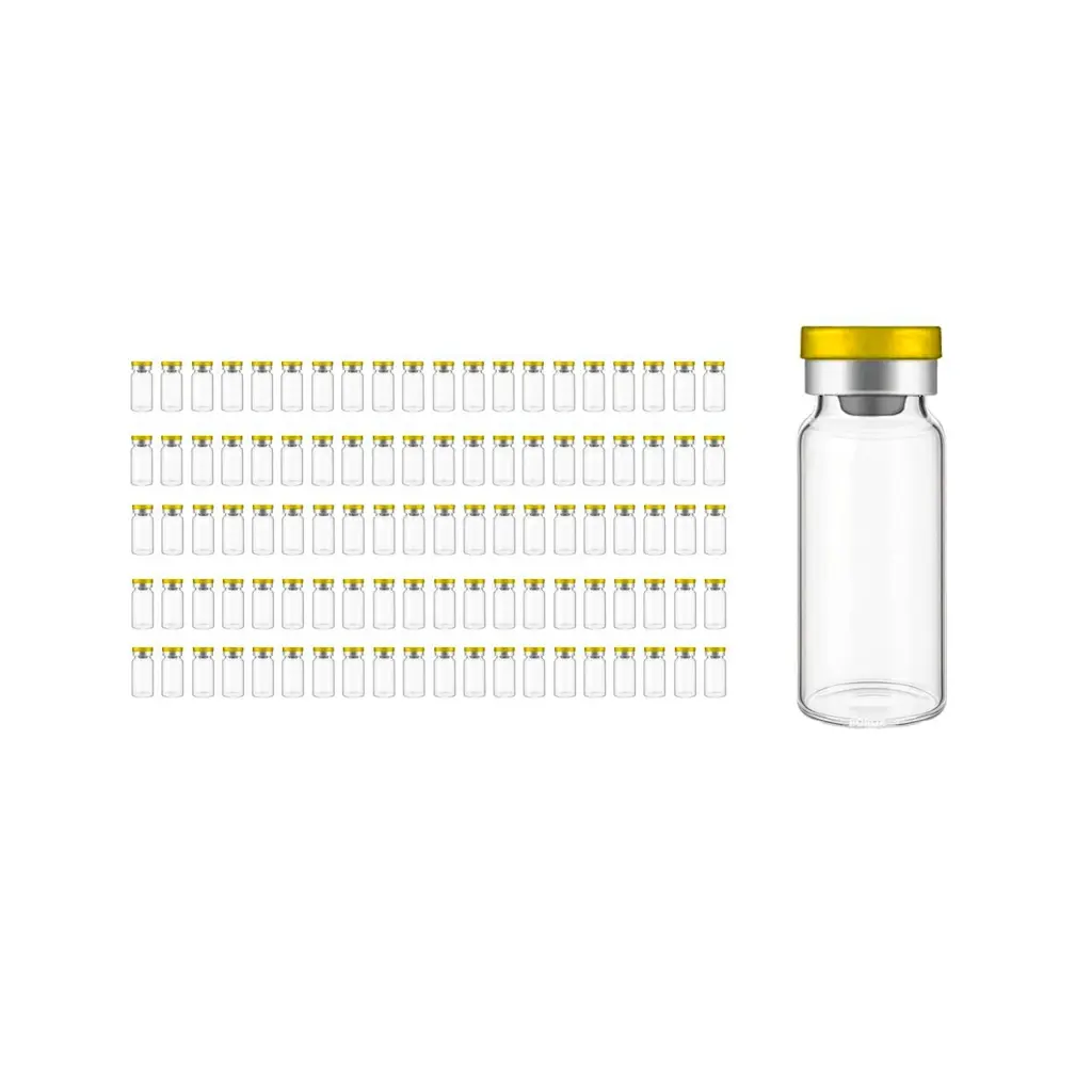 Borox Cam Vial 20 ml - Şeffaf - Crimp ND20 - 100 adet/paket