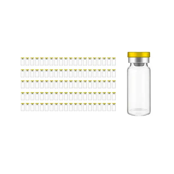 Borox Cam Vial 20 ml - Şeffaf - Crimp ND20 - 100 adet/paket