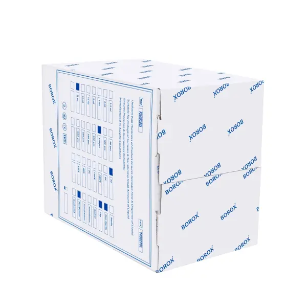 Borox Kaşıklı Gaita Kabı 25 ml - Non Steril - Numune Kabı - 1500 Adet