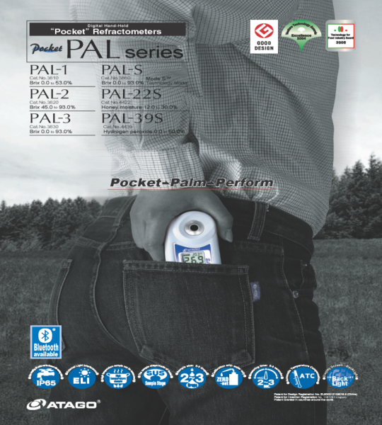 Atago 3820 PAL-2 Dijital Bal Reçel Refraktometre - 45-93Brix