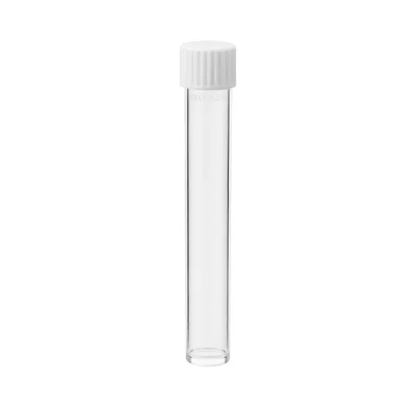 Borox Plastik Deney Tüpü 16x110mm - Vida Kapaklı 1000 Adet - Dibi Düz