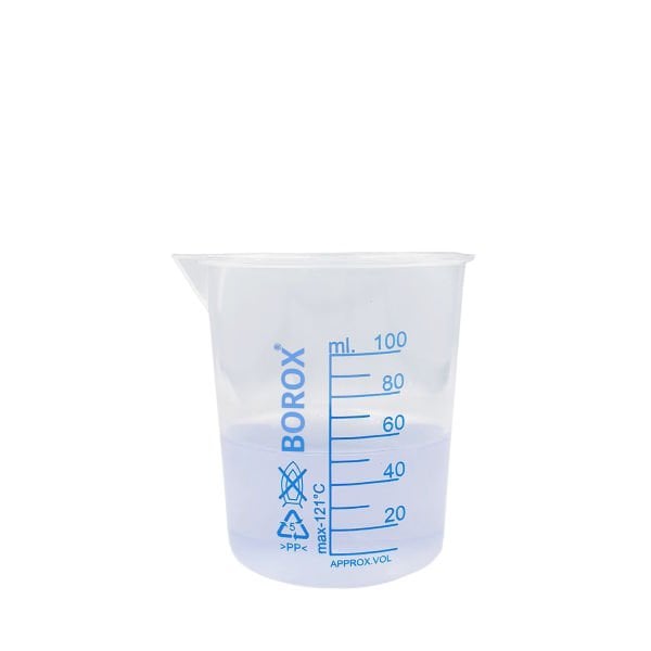 Borox Plastik Beher - Ölçü Kabı - Mavi Skala - 6 Farklı Hacim Toptan