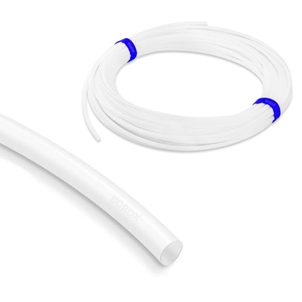 Borox Teflon Hortum 4x6 mm - Beyaz PTFE Hose - 10 metre Toptan