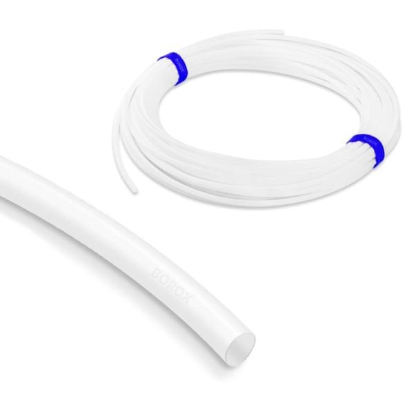 Borox Teflon Hortum 6x8 mm - Beyaz PTFE Hose - 10 metre Toptan