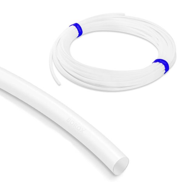 Borox Teflon Hortum 8x10 mm - Beyaz PTFE Hose - 10 metre Toptan