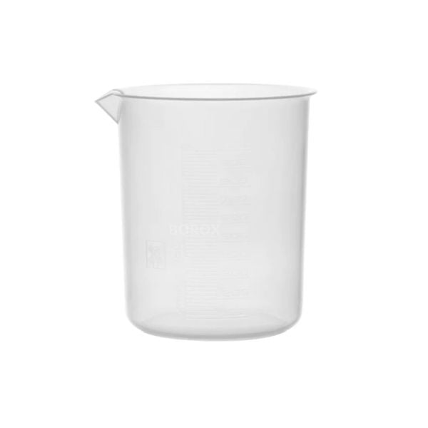 Borox Plastik Beher 1000 ml - Kabartma Dereceli - Plastic Beaker Autoclavable - 12 Adet Toptan