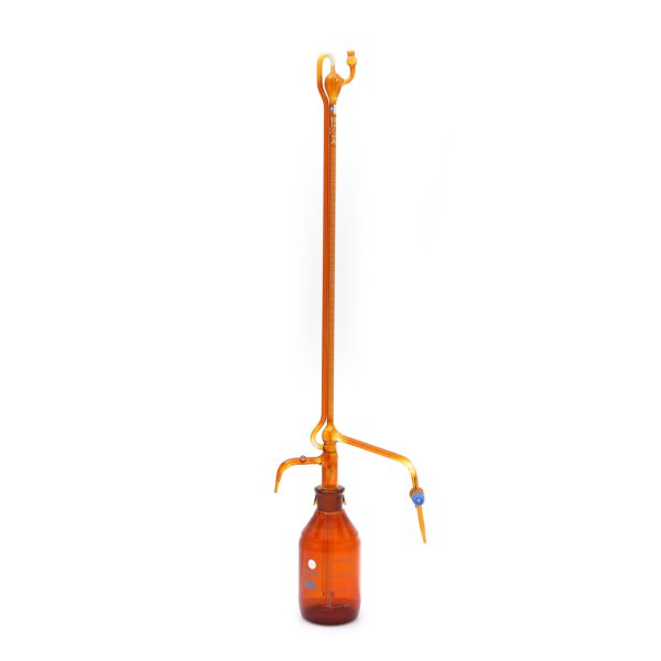 Borosil Otomatik Büret Amber 10 ml 0.05 ml Teflon - Class A