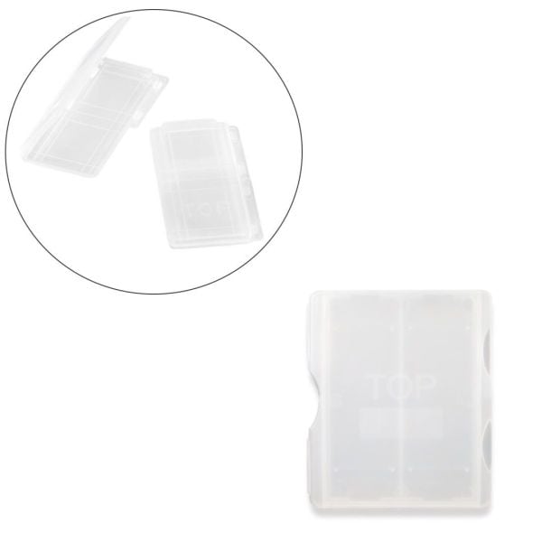 Mikroskop Slide Kutusu - Plastik Slayt Saklama Kabı 2 Yuvalı - Lam Taşıma Standı Tray - 50 Adet Toptan